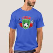 Chile Football Futbol Soccer Team T-Shirt (Vorderseite)