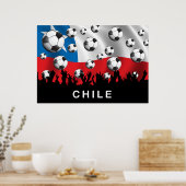 Chile Football Poster (Küche)