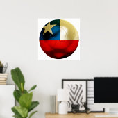 Chile Football Poster (Heimbüro)