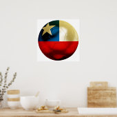 Chile Football Poster (Küche)