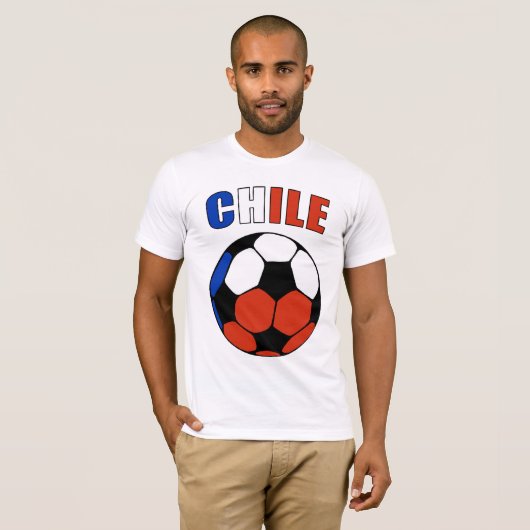 Chile Footy (Licht) T-Shirt (Vorne ganz)