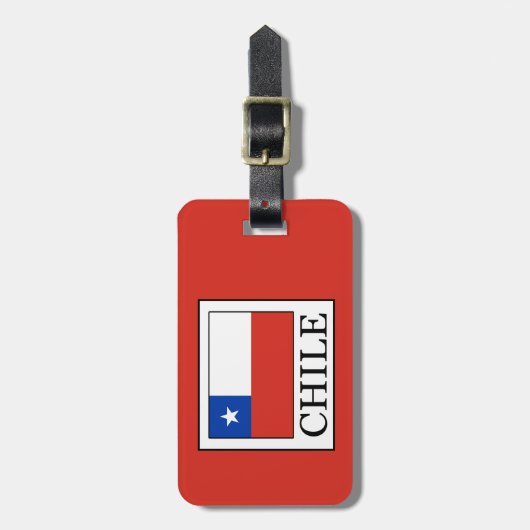 Chile Gepäckanhänger (Vorderseite vertikal)