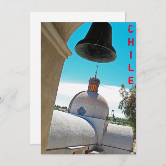 Chile Glockenturmkarte (Vorne/Hinten)