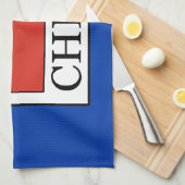 Chile Handtuch (Viertel Falte)