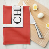 Chile Handtuch (Viertel Falte)