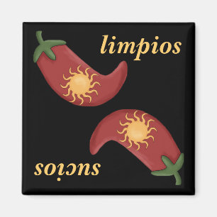 Chile-heiße und würzige Spaß-Spülmaschine Magnet