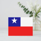 Chile Hochwertige Flagge Postkarte (Stehend Vorderseite)