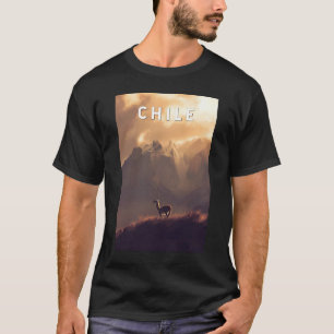 Chile Illustration Reise Kunst Vintage T-Shirt