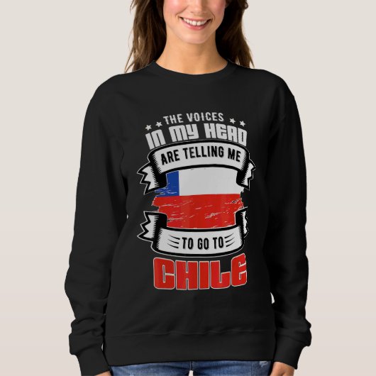 Chile in meinem Kopf Sweatshirt (Vorderseite)