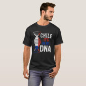 Chile It's In My DNA Proud Chilean Chile Flag T-Shirt (Vorne ganz)