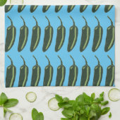 CHILE Jalapeno-Muster Geschirrtuch (Gefaltet)