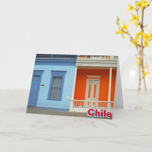 Chile Karte (Gelbe Blume)