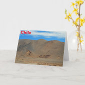 Chile Karte (Gelbe Blume)
