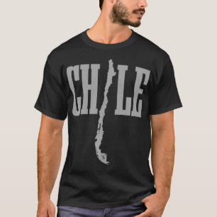 Chile Karte Chile Prix Vintag Chile 2  T-Shirt