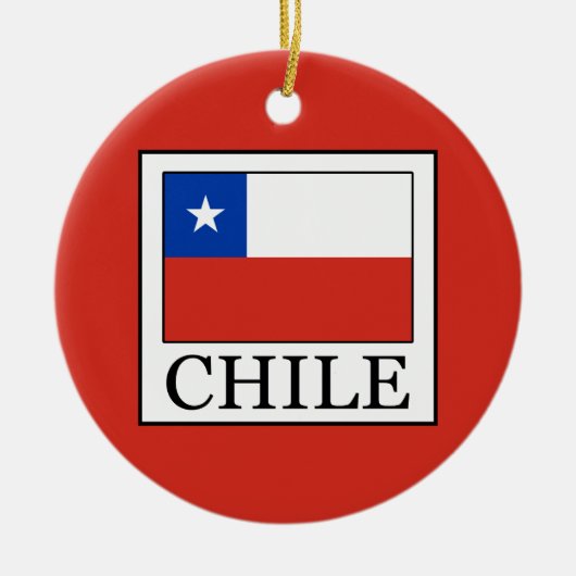 Chile Keramik Ornament (Vorne)