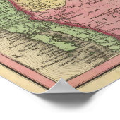 Chile La Plata und Montevideo Poster (Ecke)