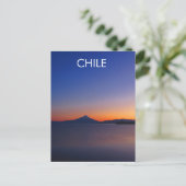 Chile Lake District Sunrise Postcard Postkarte (Stehend Vorderseite)