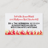 Chile lesen Visitenkarten für intelligente Lebensm Visitenkarte (Rückseite)