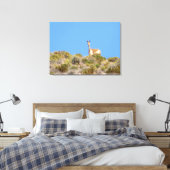 Chile Llama Canvas Print Leinwanddruck (Insitu (Schlafzimmer))