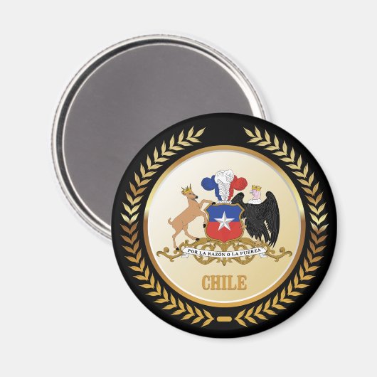 Chile Magnet (Vorderseite/Rückseite)