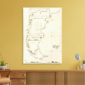 Chile Map Leinwanddruck (Insitu (Wohnzimmer))