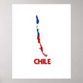 CHILE MAP POSTER (Vorne)