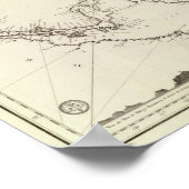 Chile Map Poster (Ecke)