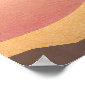 Chile Minimal Travel Poster (Ecke)