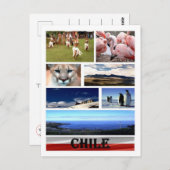 Chile - Mosaik - Postkarte (Vorne/Hinten)