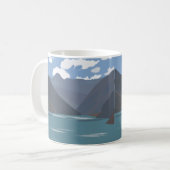 Chile Mountain Lake Kaffeetasse (Vorderseite Links)