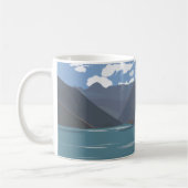 Chile Mountain Lake Kaffeetasse (Links)