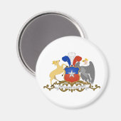 Chile Offizieller Wappen Heraltroym Magnet (Vorderseite/Rückseite)