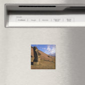 Chile, Osterinsel. Hillside mit Moai Magnet (In Situ (Geschirrspüler))