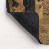 Chile, Osterinsel. Hillside mit Moai Mousepad (Ecke)