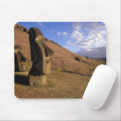 Chile, Osterinsel. Hillside mit Moai Mousepad (Mit Mouse)