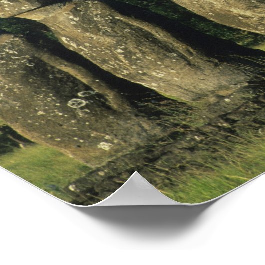 Chile, Osterinsel, Rapa Nui, Ahu Akivi Poster (Ecke)