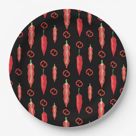 Chile Pappteller (Vorderseite)