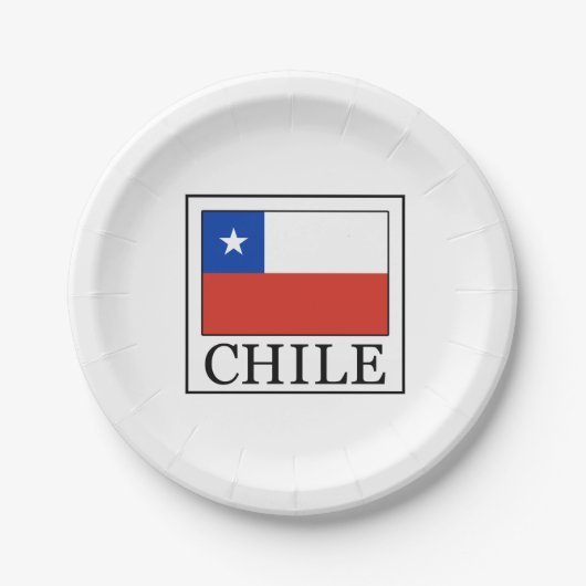 Chile Pappteller (Vorderseite)