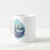 Chile Patagonia Mountains Kaffeetasse (Vorderseite Links)