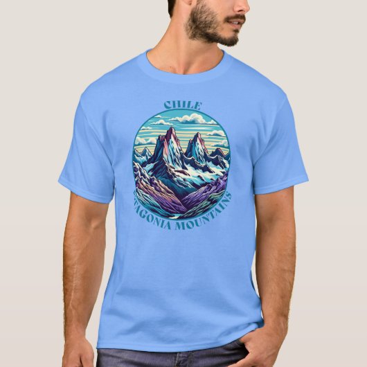 Chile Patagonia Mountains T-Shirt (Vorderseite)