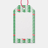 Chile Pepper Pattern Geschenkanhänger (Vorderseite)