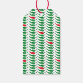 Chile Pepper Pattern Geschenkanhänger (Rückseite)