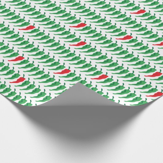 Chile Pepper Pattern Geschenkpapier (Ecke)