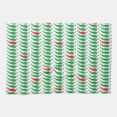 Chile Pepper Pattern Geschirrtuch (Horizontal)