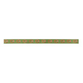 Chile Pepper Ristra Wreaths Pattern Satinband (Vorderseite)