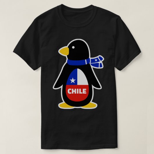 Chile Pinguin T-Shirt (Design vorne)