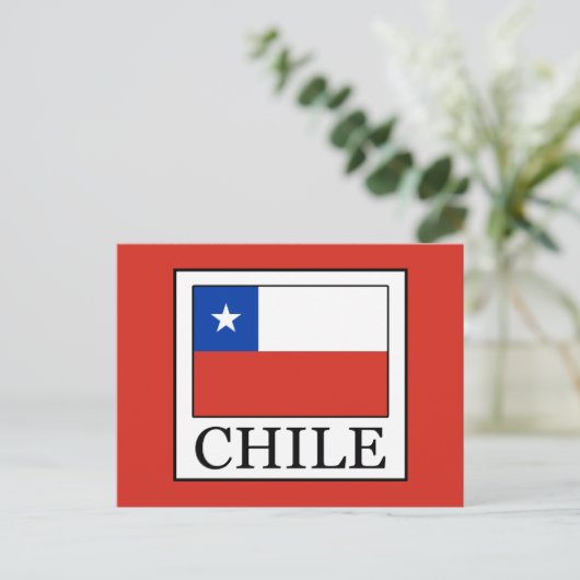 Chile Postkarte (Stehend Vorderseite)