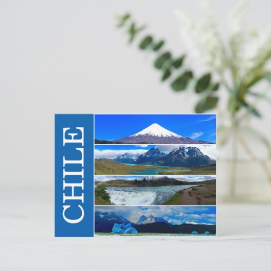 Chile Postkarte (Stehend Vorderseite)