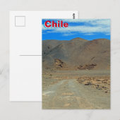 Chile Postkarte (Vorne/Hinten)