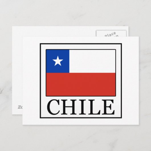 Chile Postkarte (Vorne/Hinten)